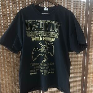 Led Zeppelin Black Graphic T-Shirt